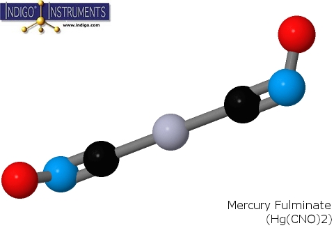 Mercury Fulminate  (Hg(CNO)2)