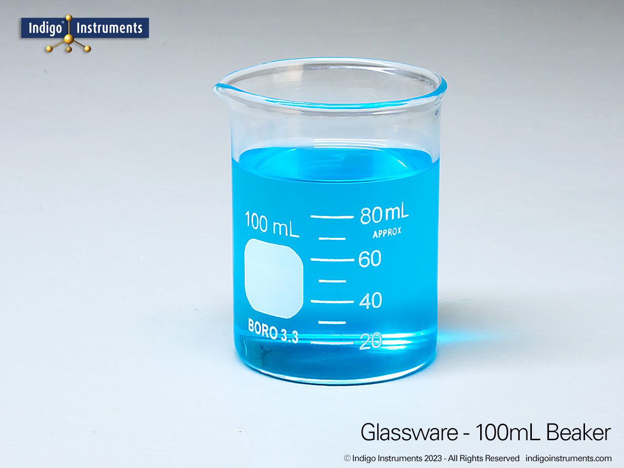 Low Form Beaker, 100 ml, Borosilicate (Pyrex) Glass; Buy Just 1 or Save 50%  by the Box.