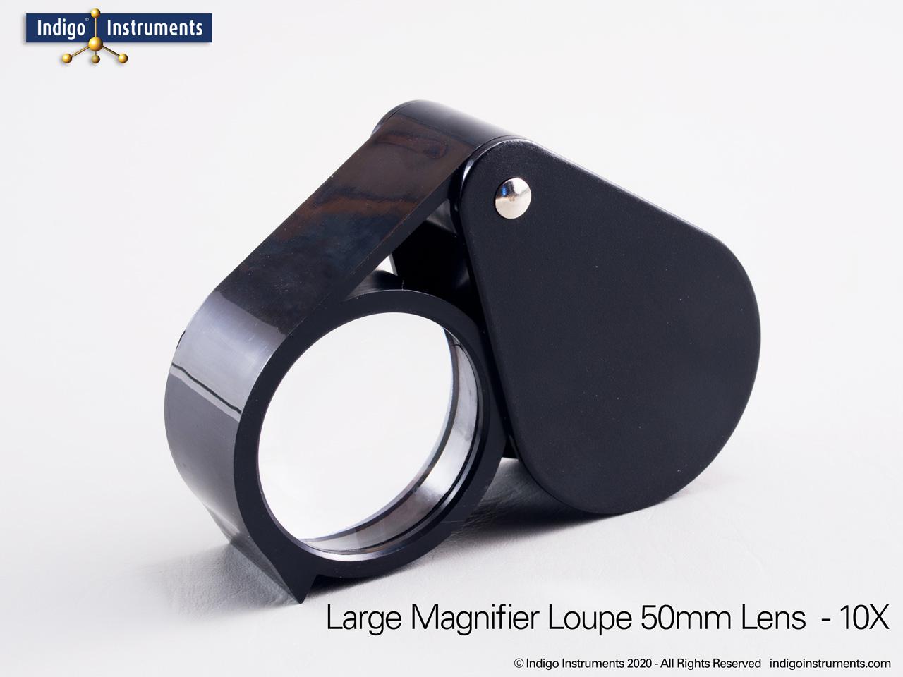 Field Magnifier, Plant,Tree Identification 10X Folding Loupe