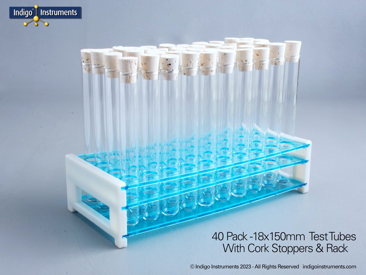Test Tube Cork Stopper Rack Combo