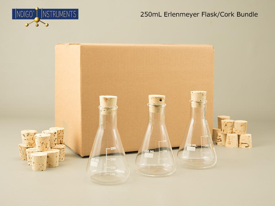 250mL Conical Flasks, Corks