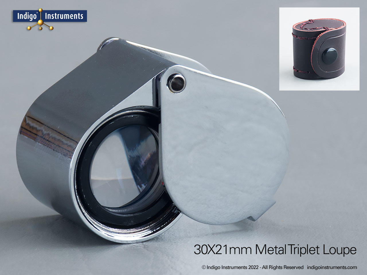 30X Magnifying Glass Loupe Triplet