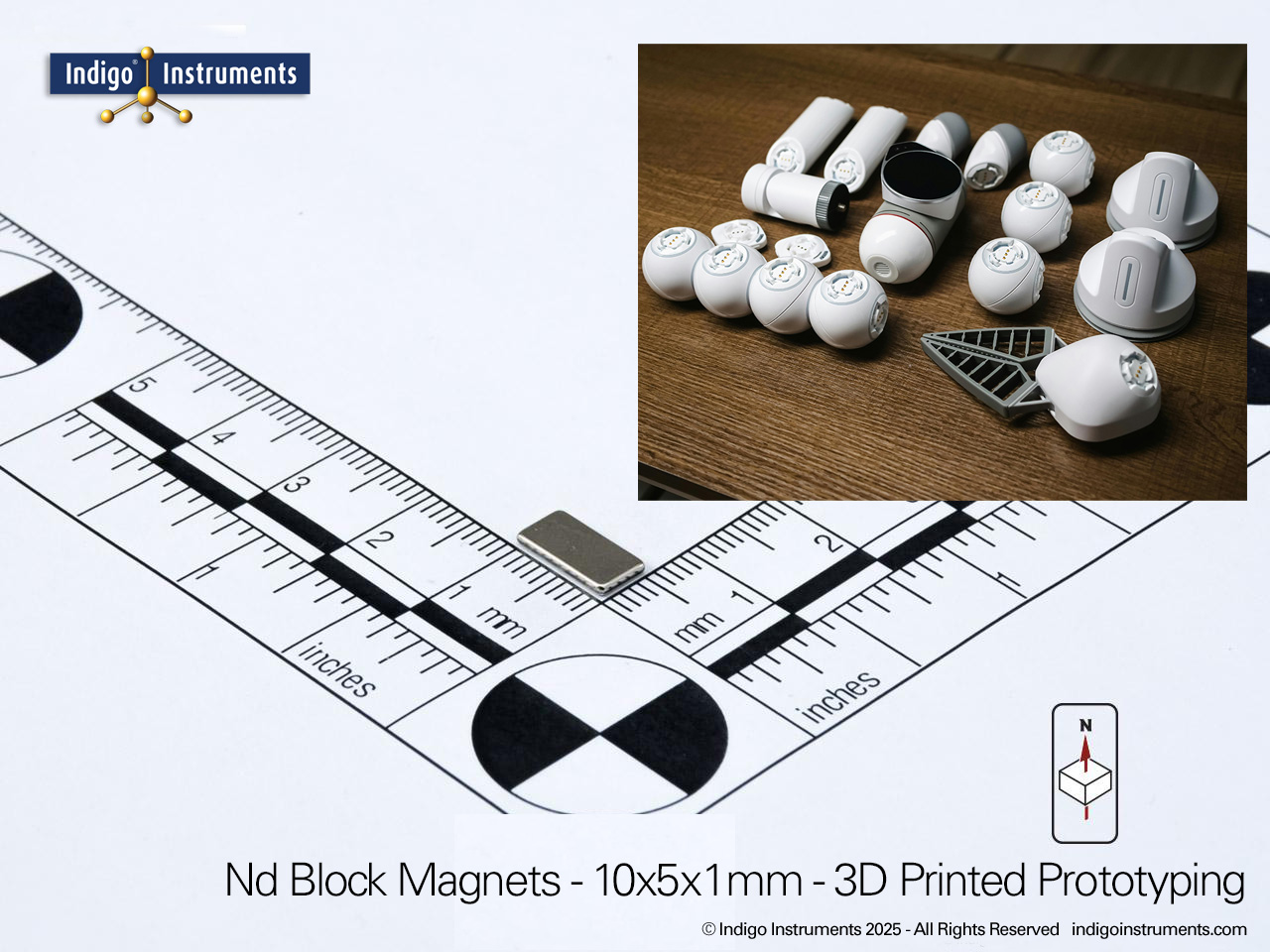 3D Printed Prototype Block Magnet