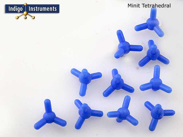 Minit Blue Tetrahedral Atoms