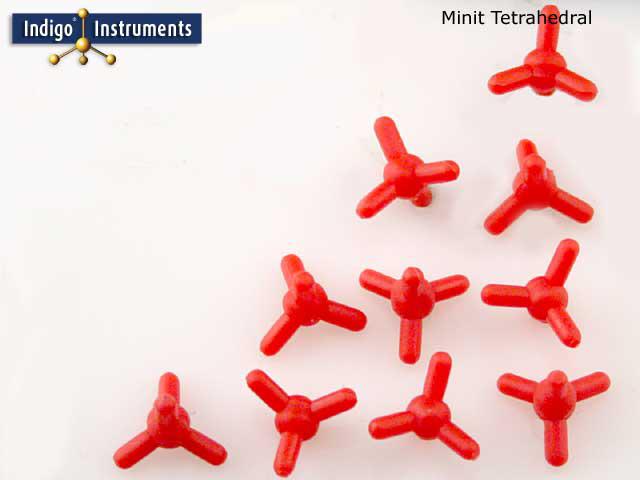 Minit Red Tetrahedral Atoms