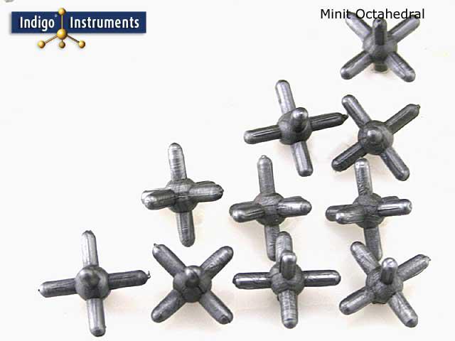 Minit Grey Octahedral Atoms