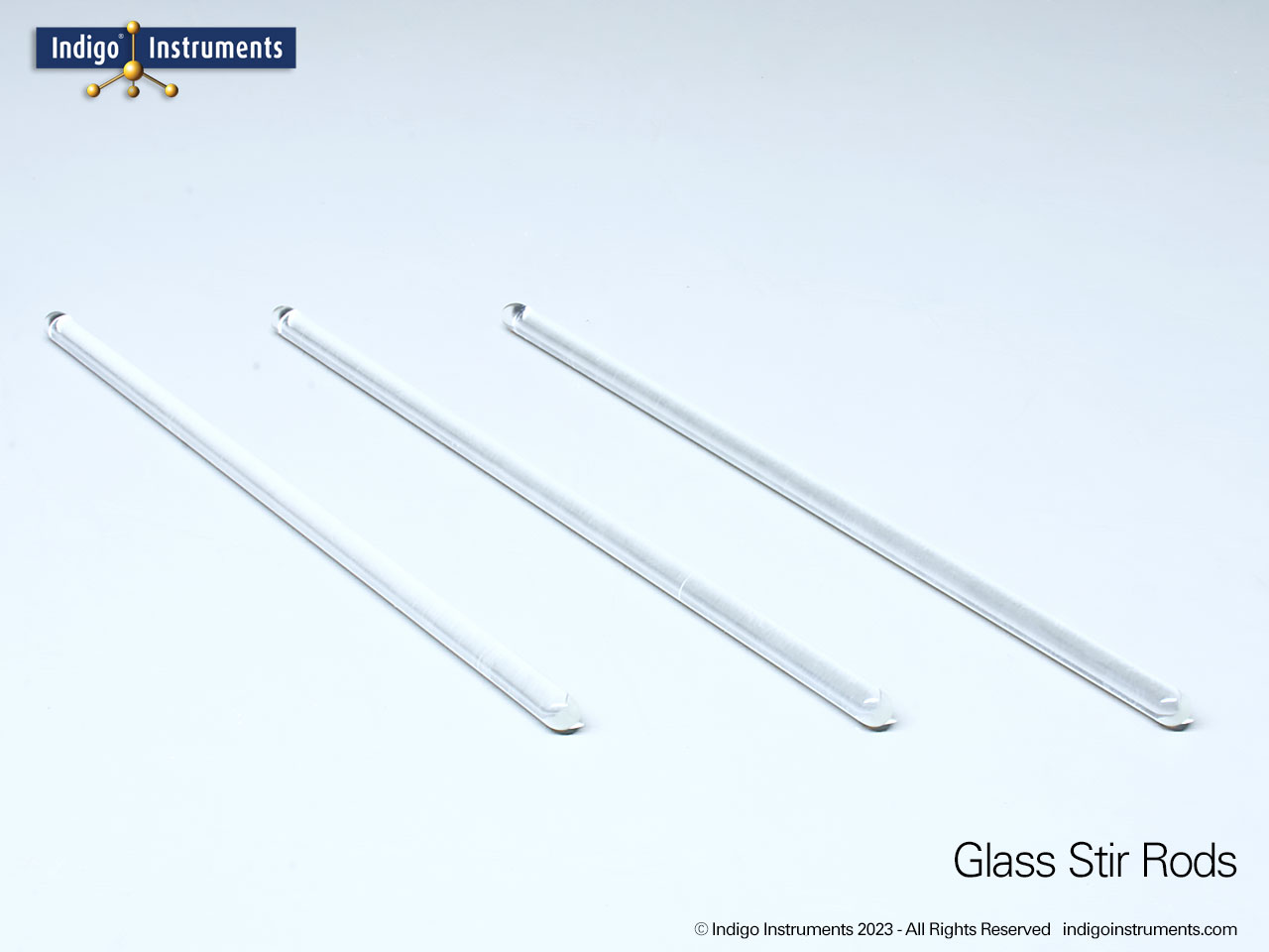 Glass Stirring Rod, 200mm (8 Long) by 6mm (1/4) Thick for Mixing