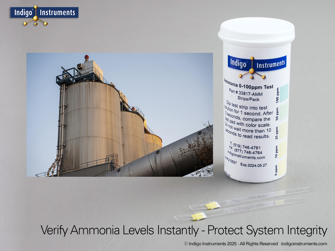 Cooling Tower Water Ammonia Test Strips