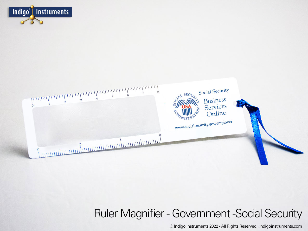 Government Social Security Bookmark Ruler