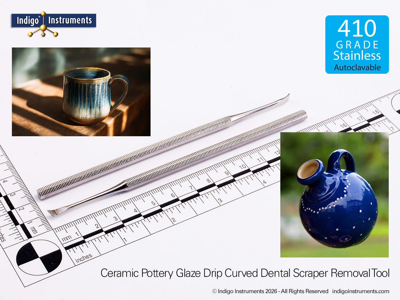 Ceramic Glaze Drip Removal Scraper Tool