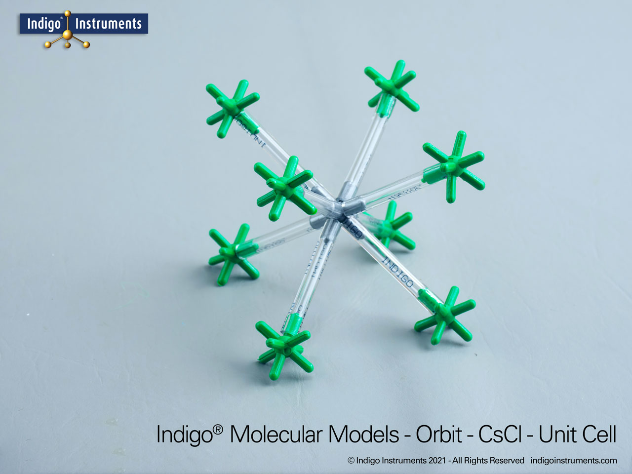 Cesium Chloride Unit Cell Model