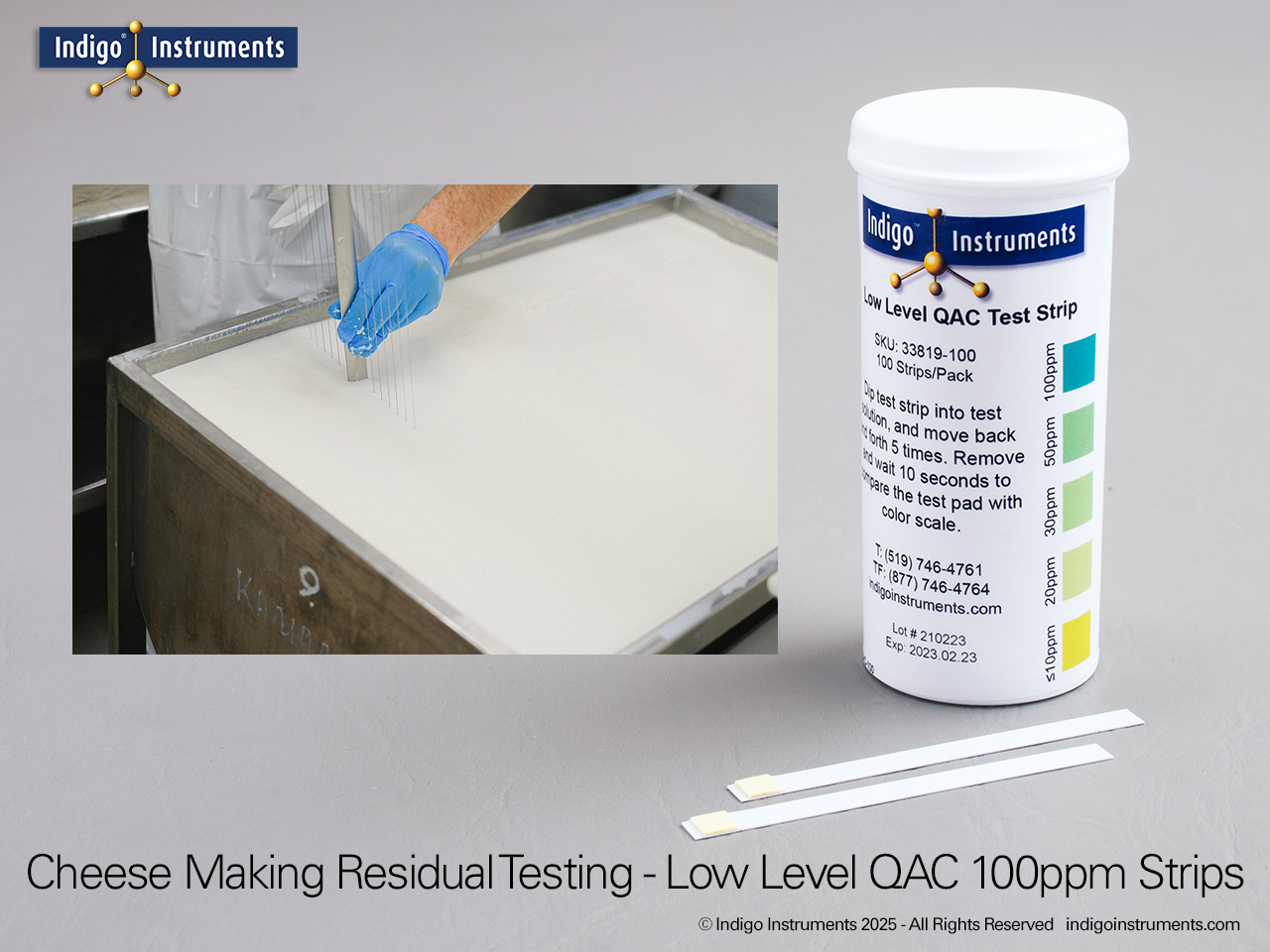 Dairy & Cheese Residual Quat Test Strips