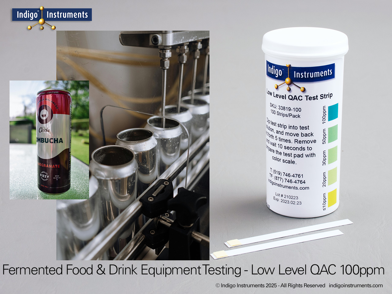 Residual Quat Test Strips for Fermented Foods