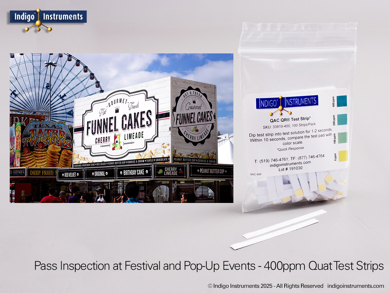 Community Event Kitchen Quat Test Strips