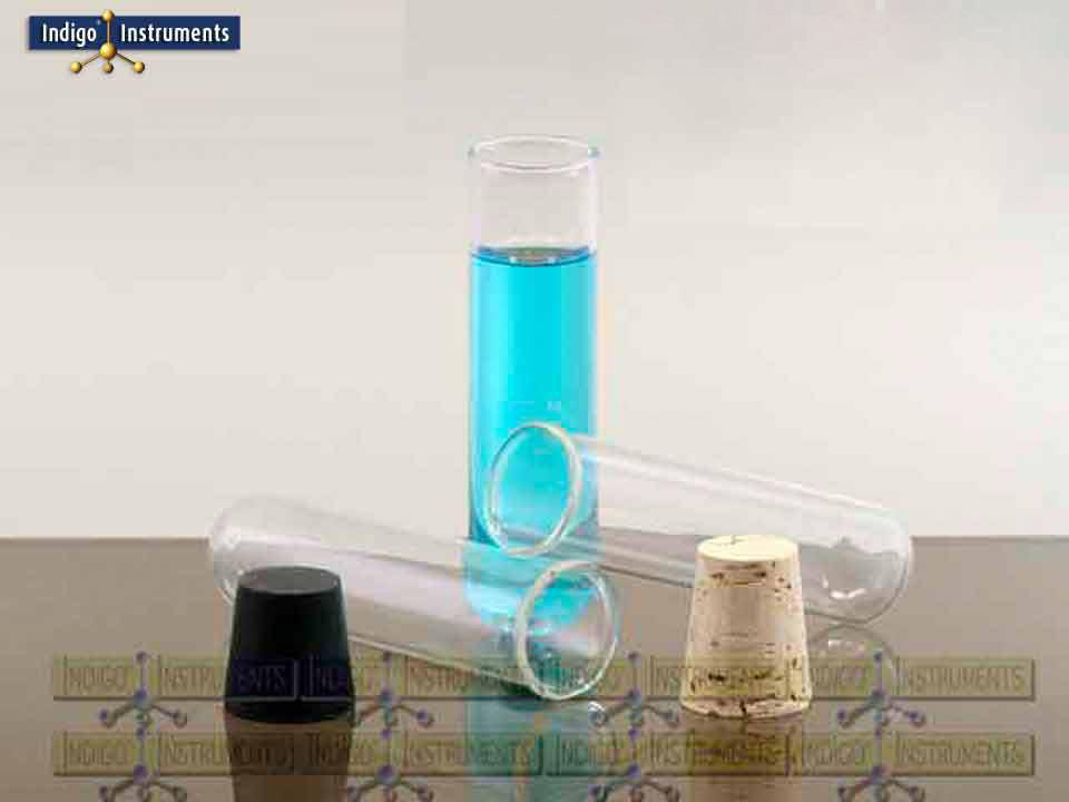 Pyrex® Test tubes, with rim, medium wall 50 mL