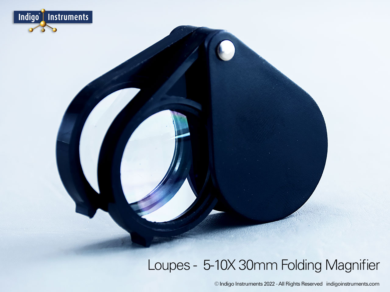 30X Magnifying Glass Loupe Triplet