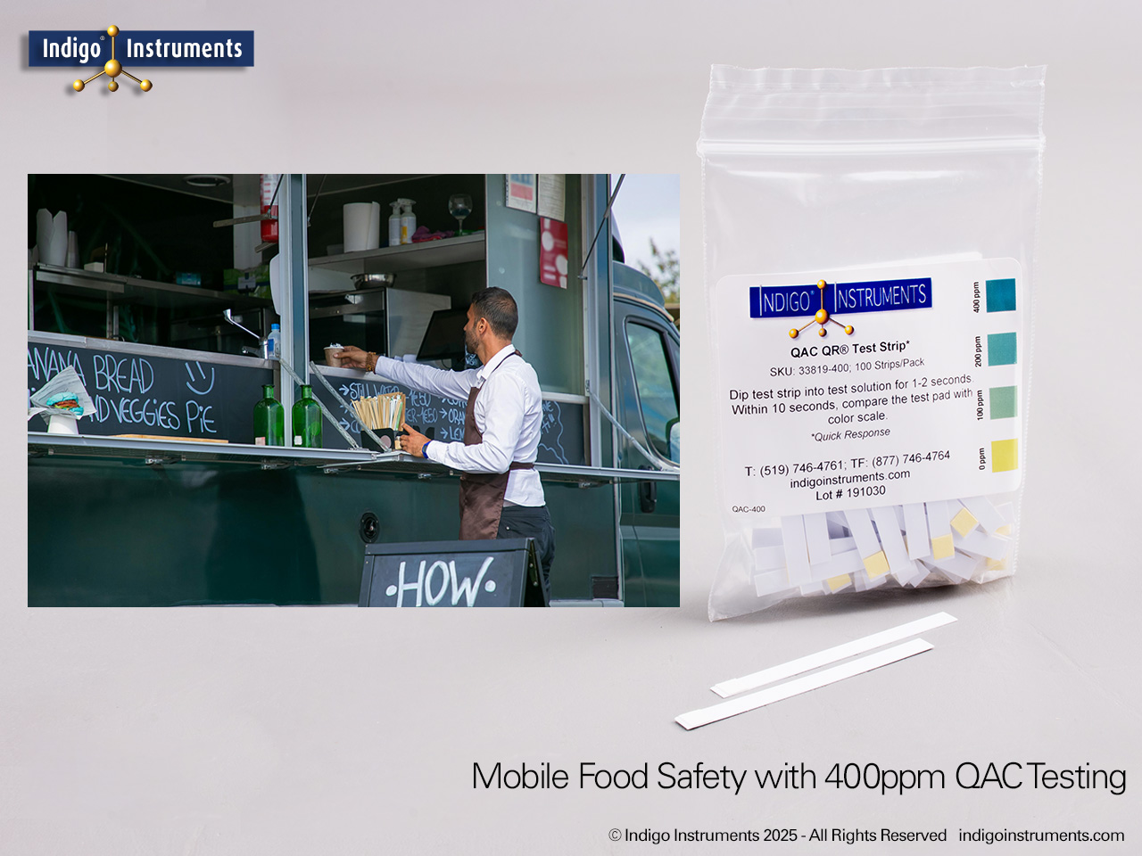 Catering & Food Truck Sanitizer Testing