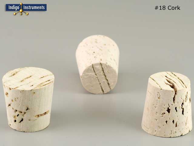 10PK Cork Stoppers, Size #10-20mm Bottom, 25mm Top, 31mm Length - Tapered  Shape, Natural Bark Material - Great for Household & Laboratory Use - Eisco