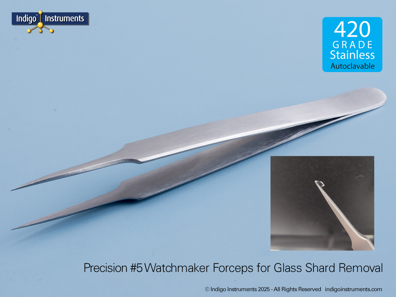 Glass Shard Removal Forceps
