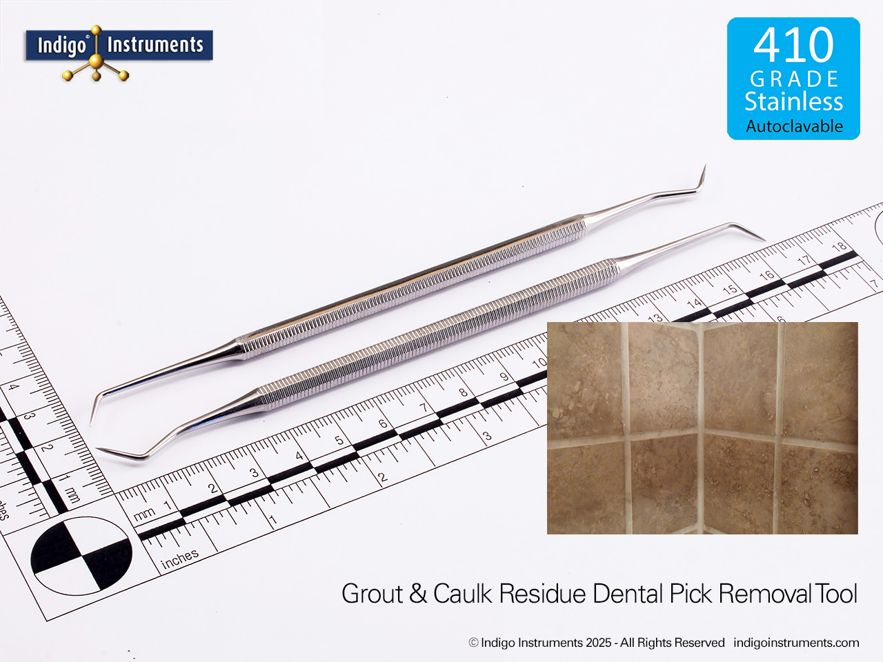 Grout & Caulk Residue Removal Tool