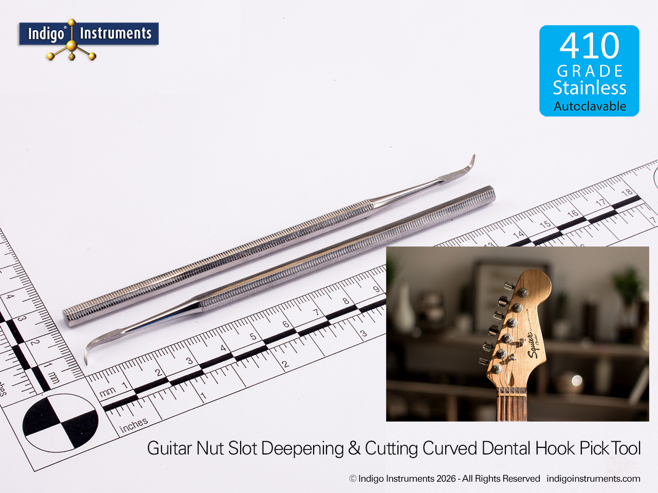 Guitar Nut Slot Deepening Cutting Tool