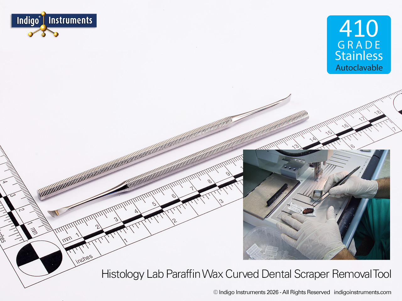 Histology Paraffin Wax Removal Scraper