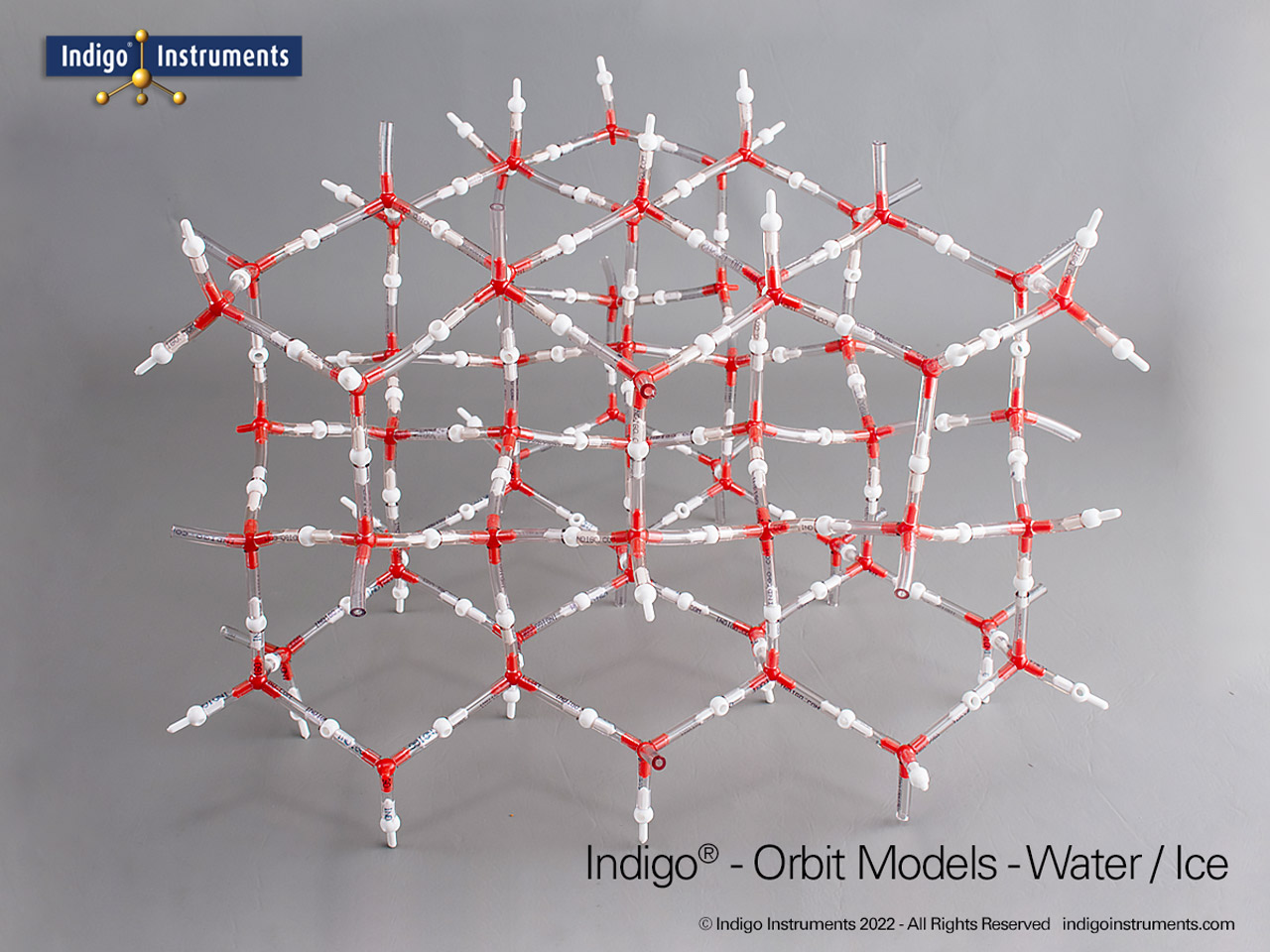 Ice Crystal Lattice Structure Model