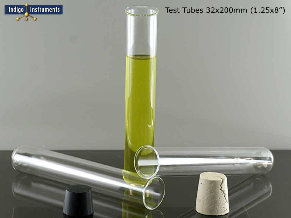 Jumbo Glass Test Tubes 32x200mm/1.25x8"