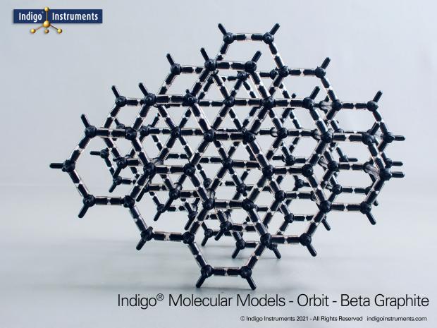 Alpha & Beta Graphite Structure Molecular Model Kit, 120 Atoms, from Indigo