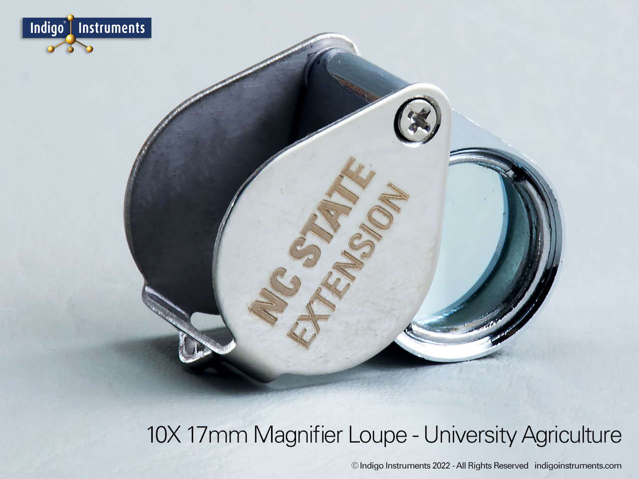 Laser Etched University Logo 10X Lens