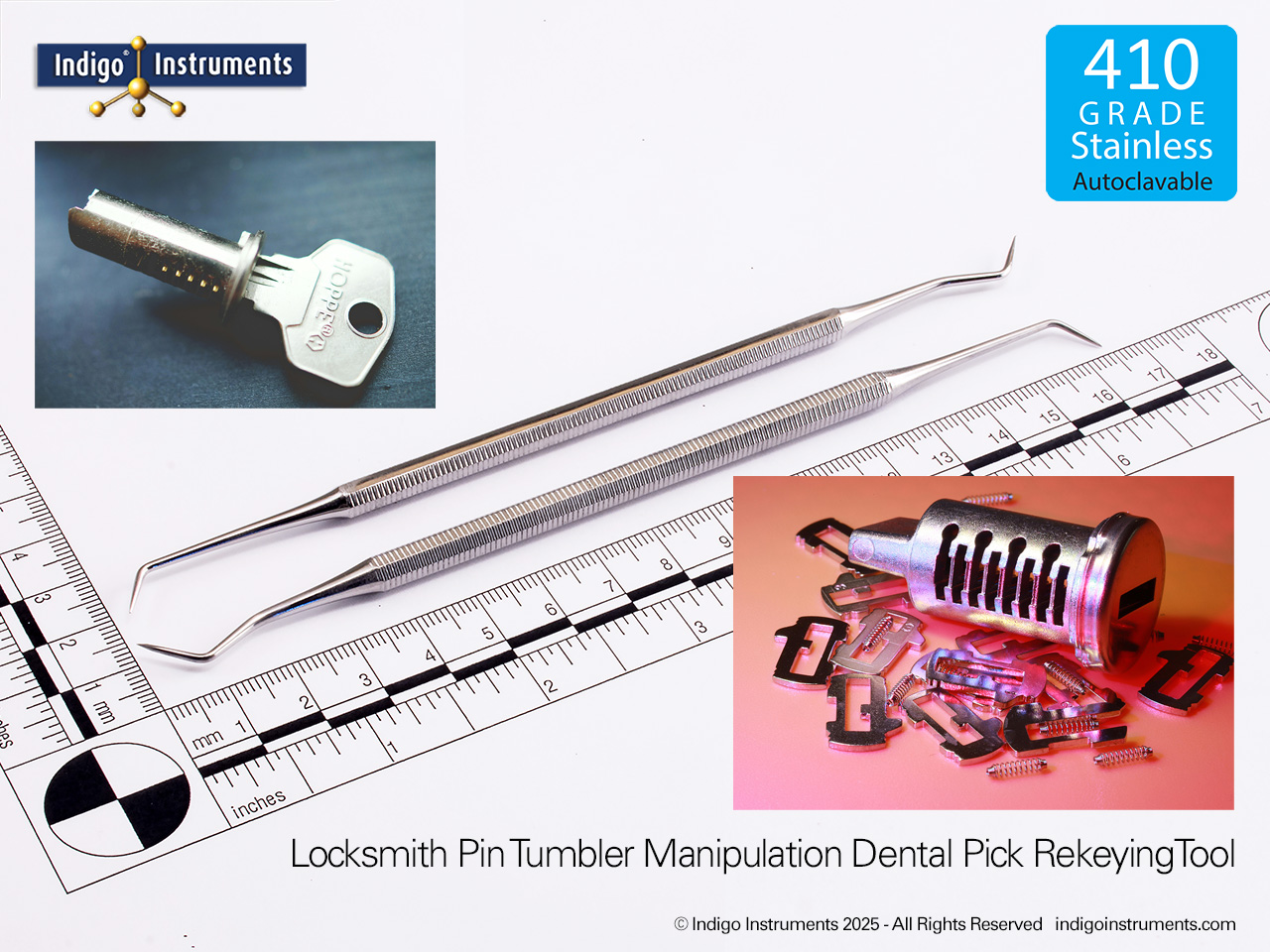 Locksmith Pin Tumbler Manipulation Tool
