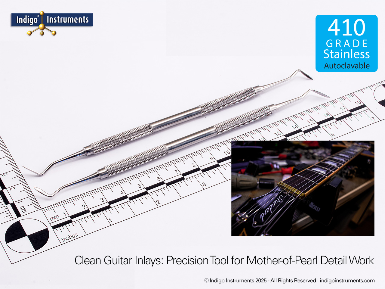 Luthier Work Inlay Cleaning Tool