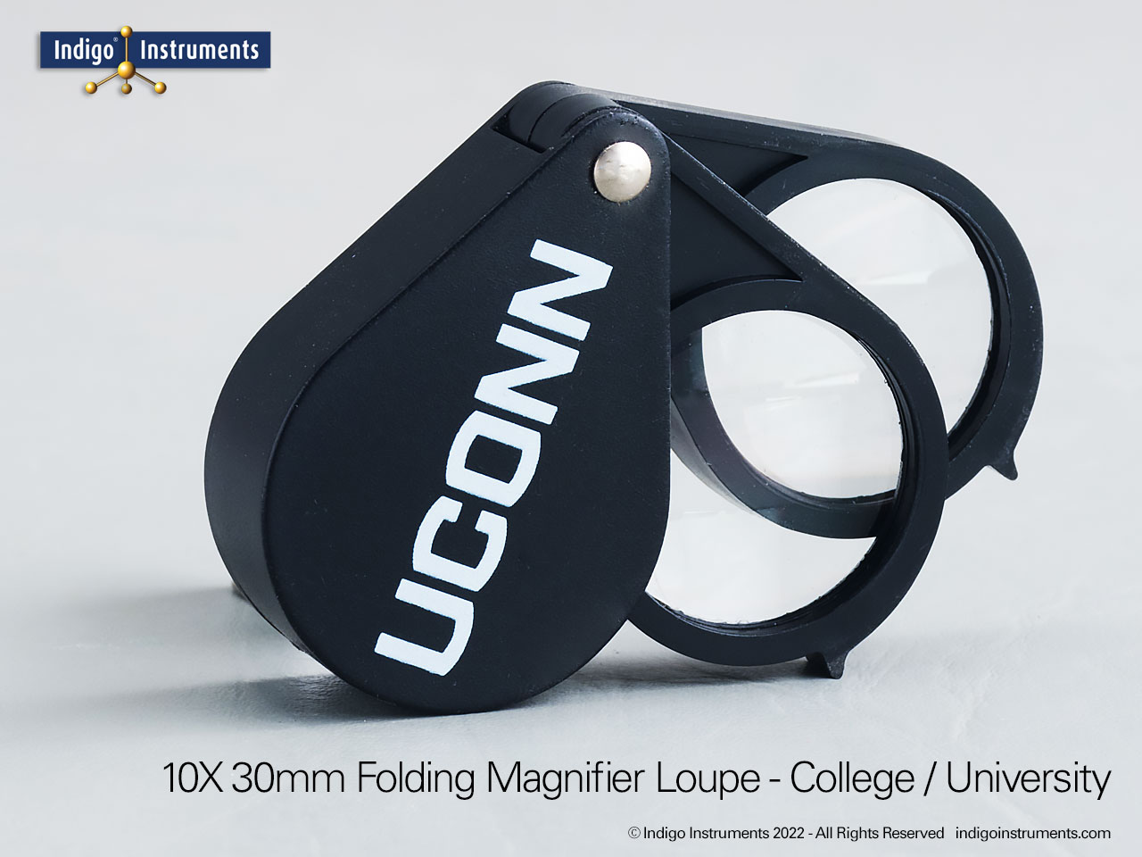 Triple Lens Folding Pocket Magnifier