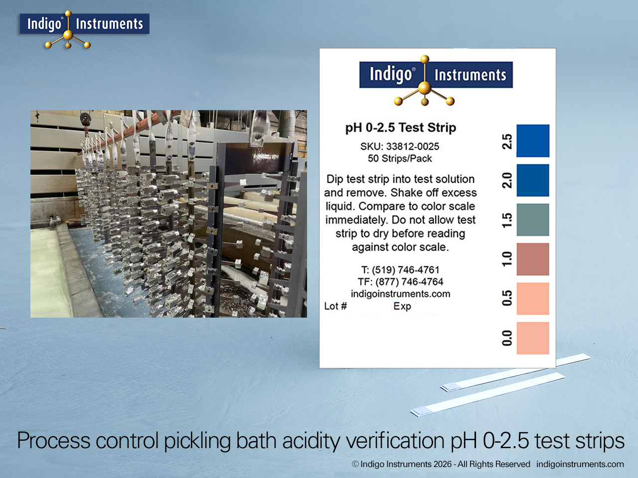 Metal Pickling & Finishing pH Testing Strips