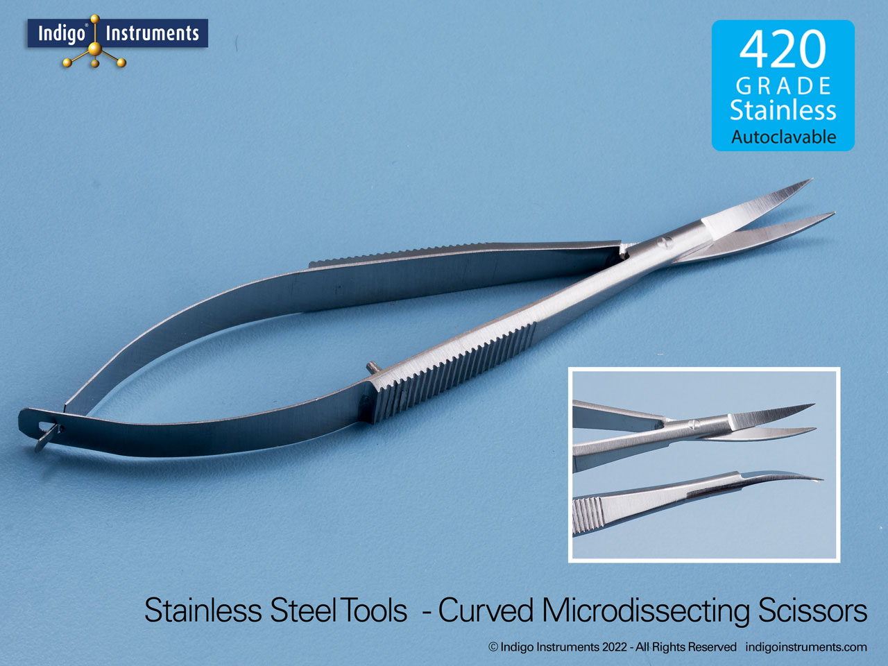 Noyes Curved Micro-dissecting Scissors