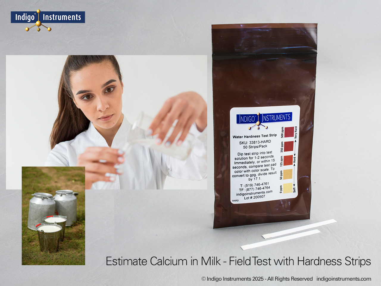 Calcium in Milk Testing Strips Calcium in Milk Testing Strips