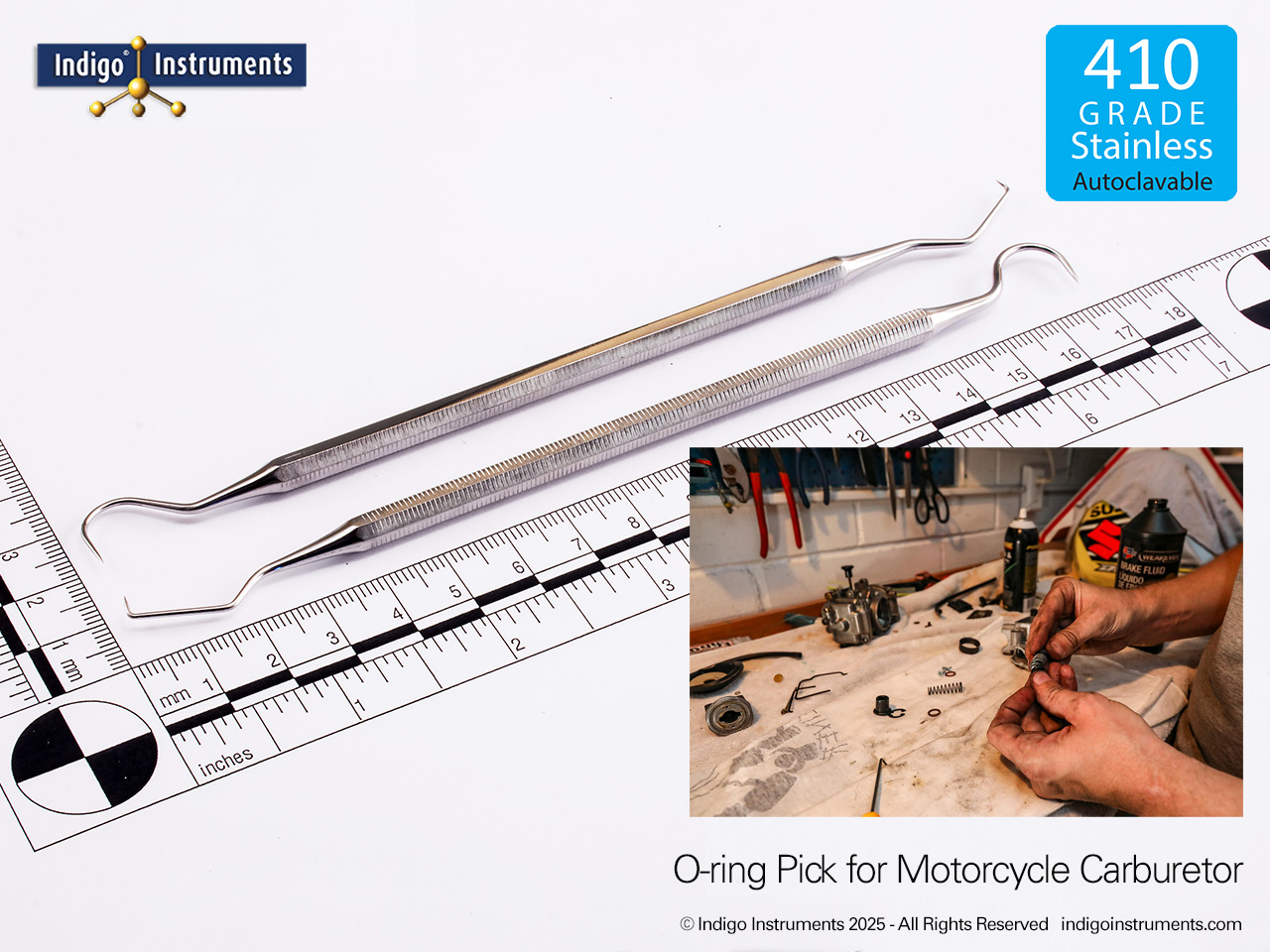 Motorcycle Carburetor O-Ring Removal Tool