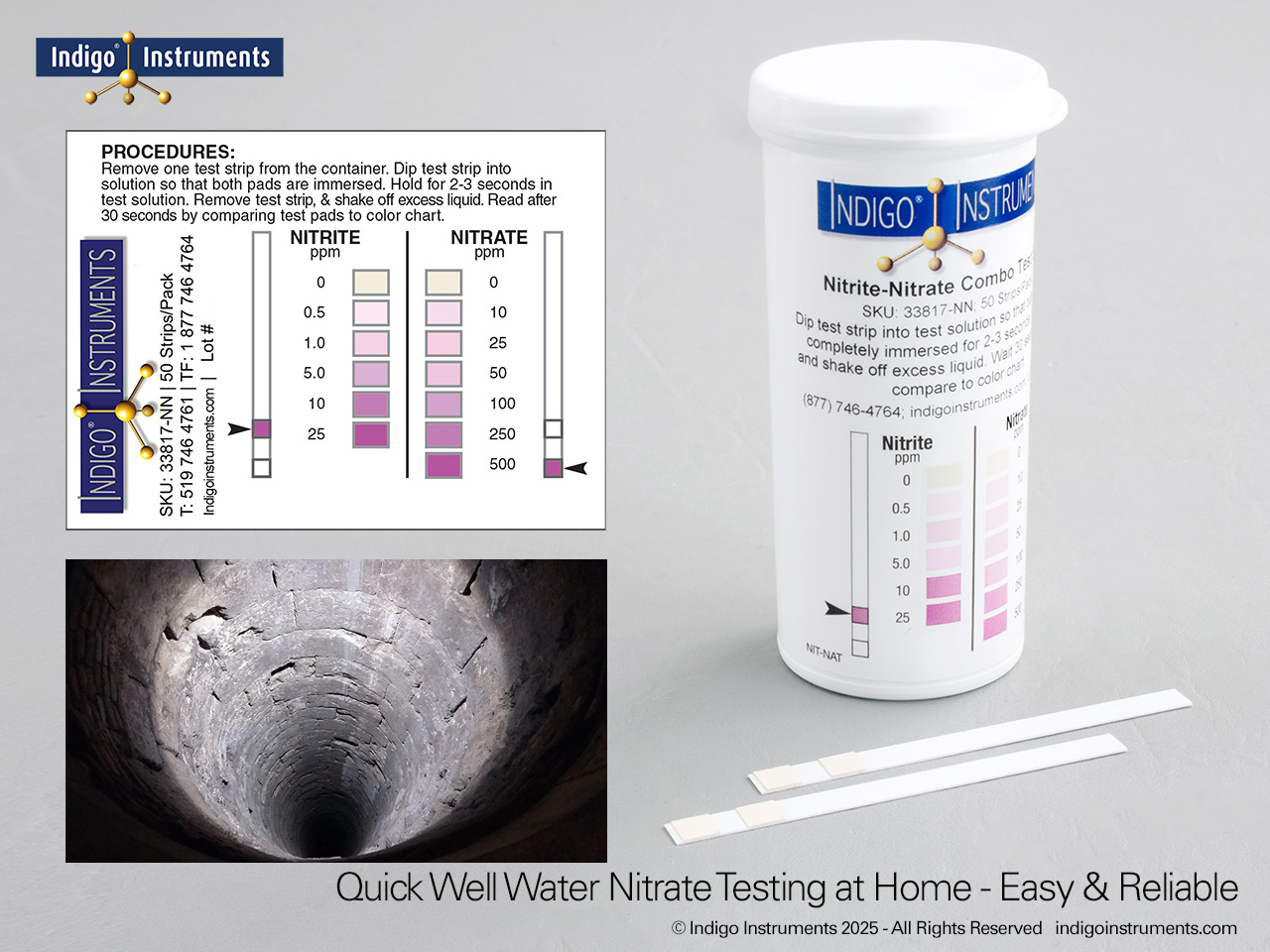 Drinking Water Nitrite Nitrate Test Strips