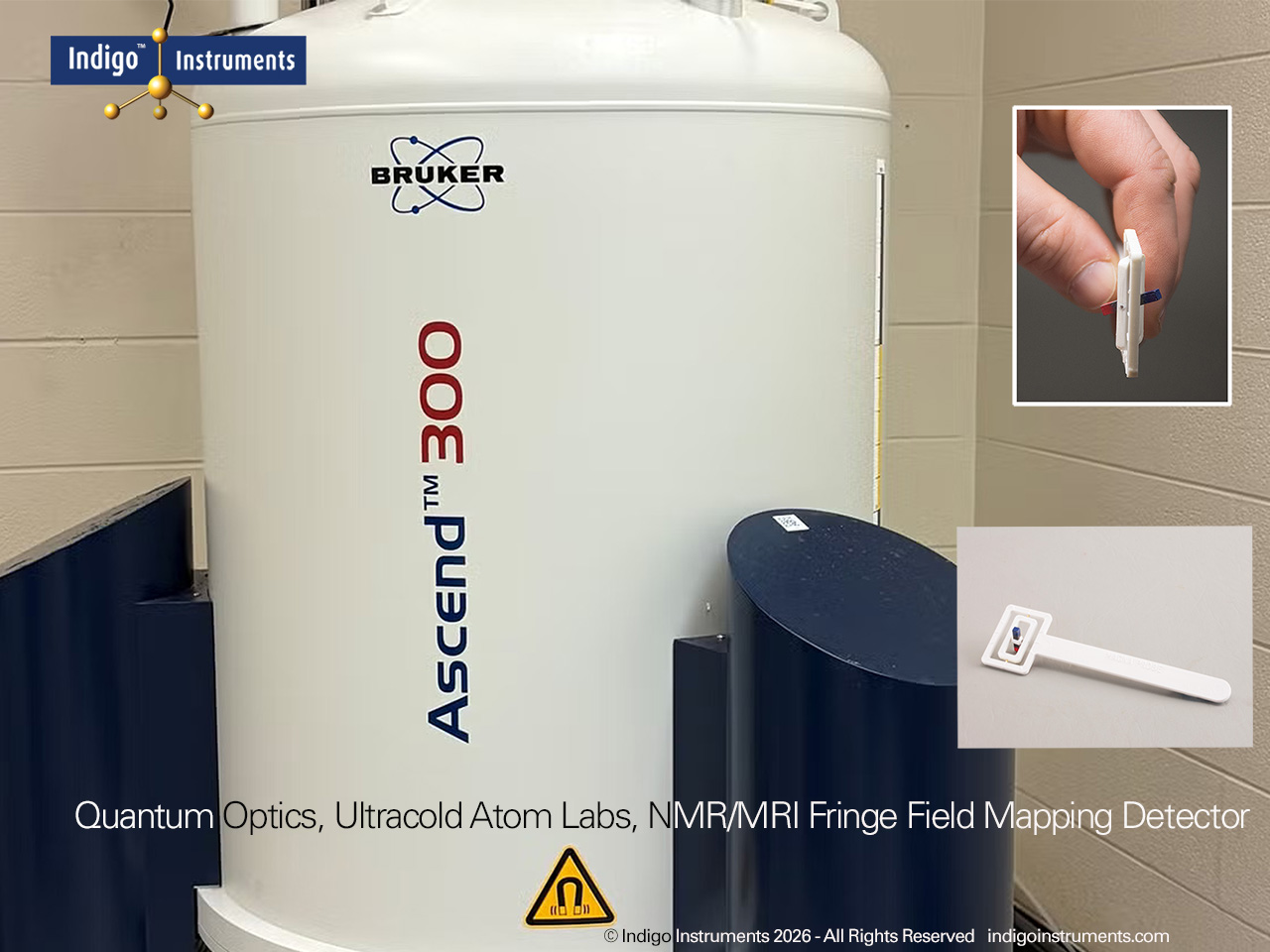NMR/MRI Fringe Field Detector Magnaprobe Mk I