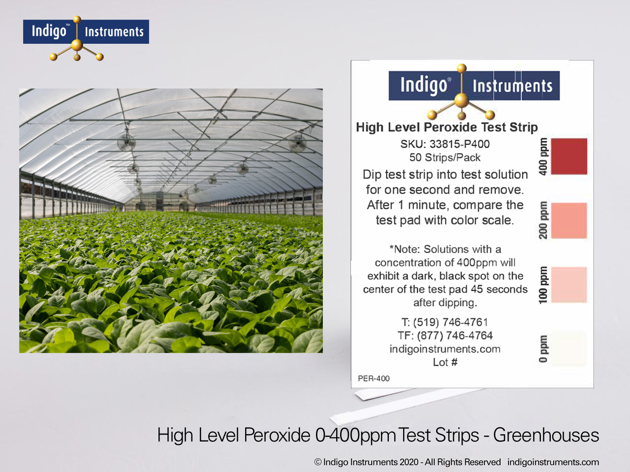 Greenhouse Peroxide Safe Water Testing