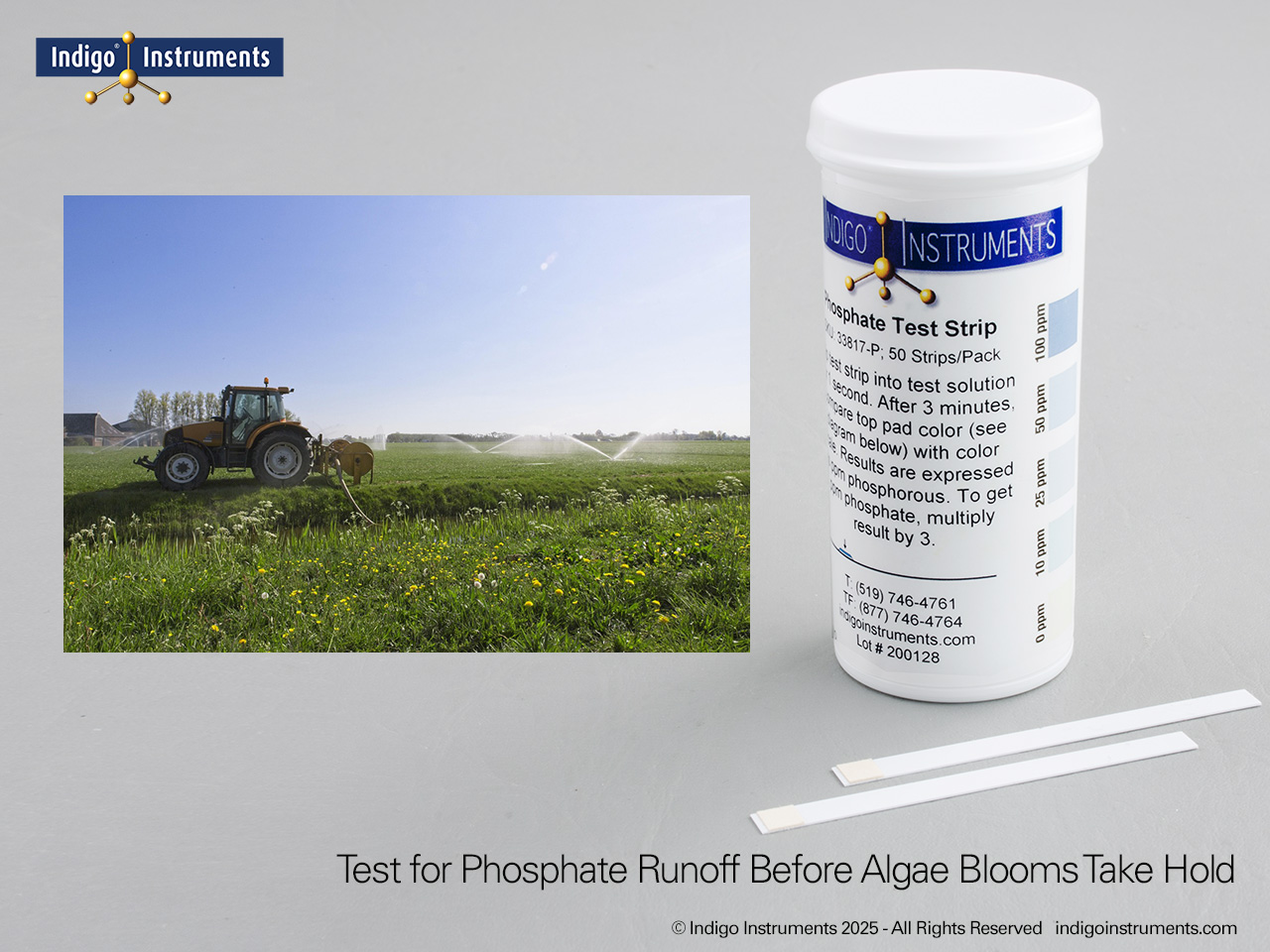 Environment-Watershed Phosphate Test Strips
