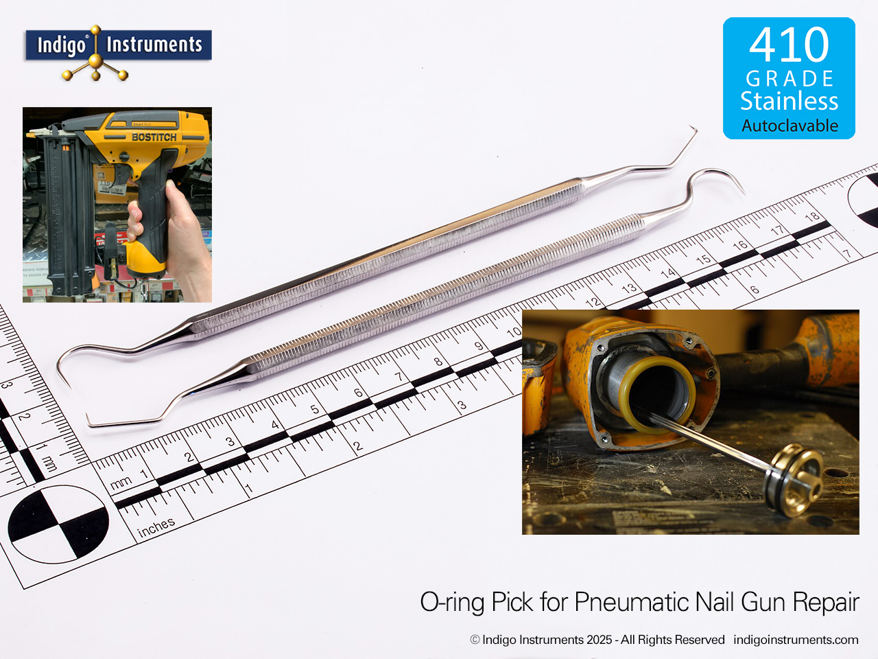 O-Ring Pick for Pneumatic Nail Gun Repair