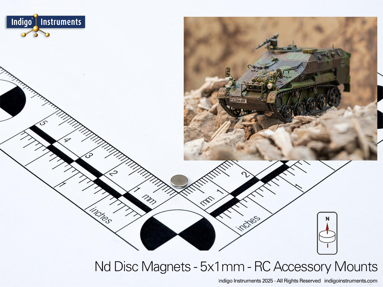 RC Armored Vehicle Tool Change Magnet