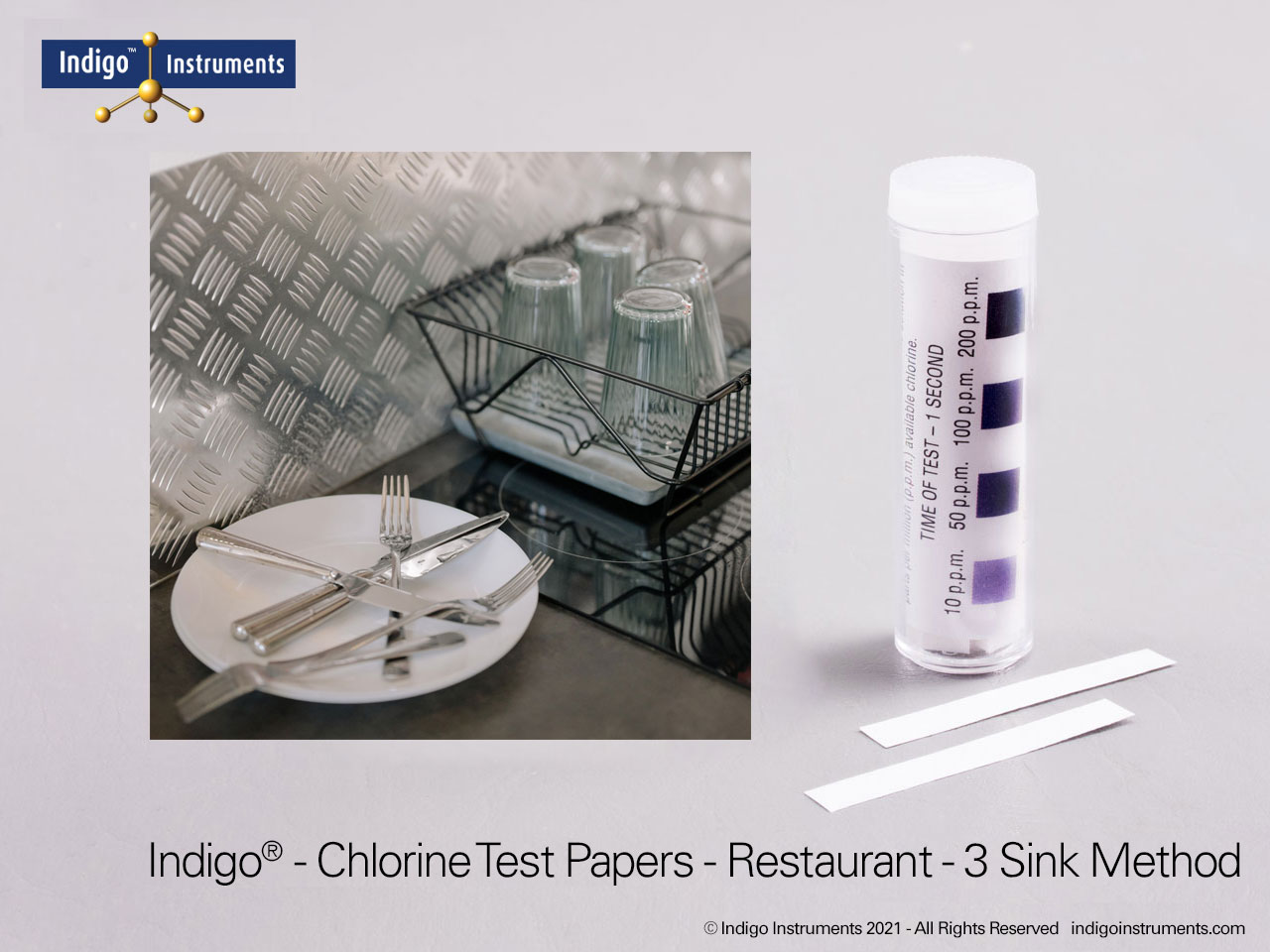 Restaurant Sanitizing Solution Test Strips