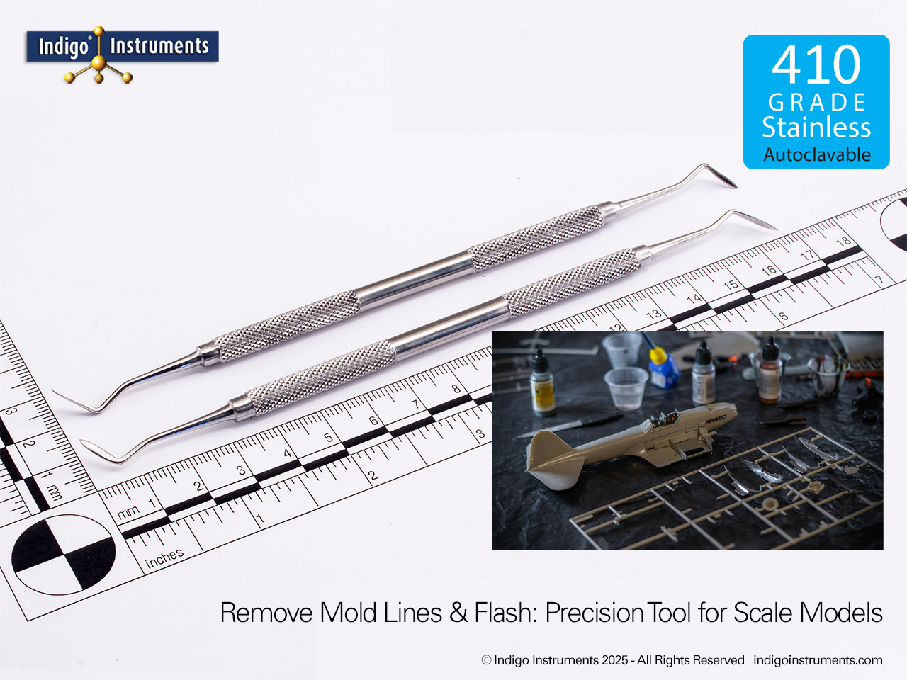 Mold Line Removal Tool for Miniatures