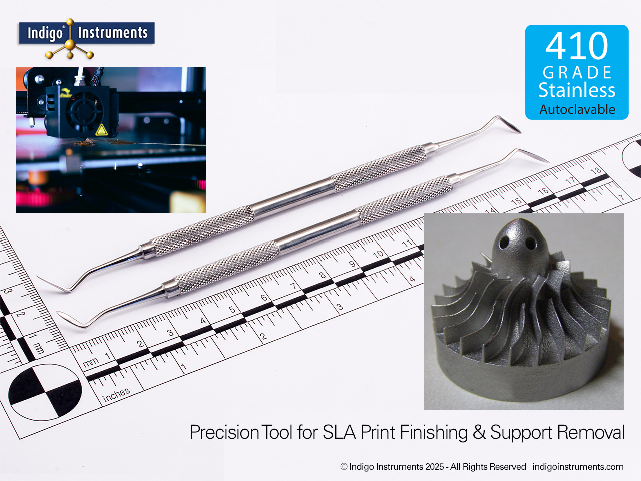 SLA Resin Print Detail Finishing Tool