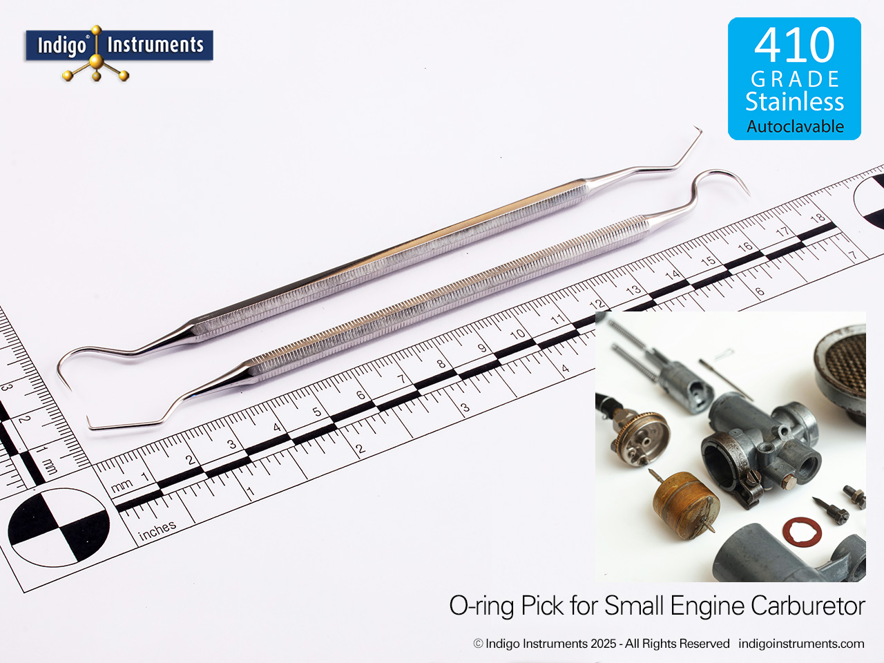 Small Engine Carburetor O-Ring Removal Tool