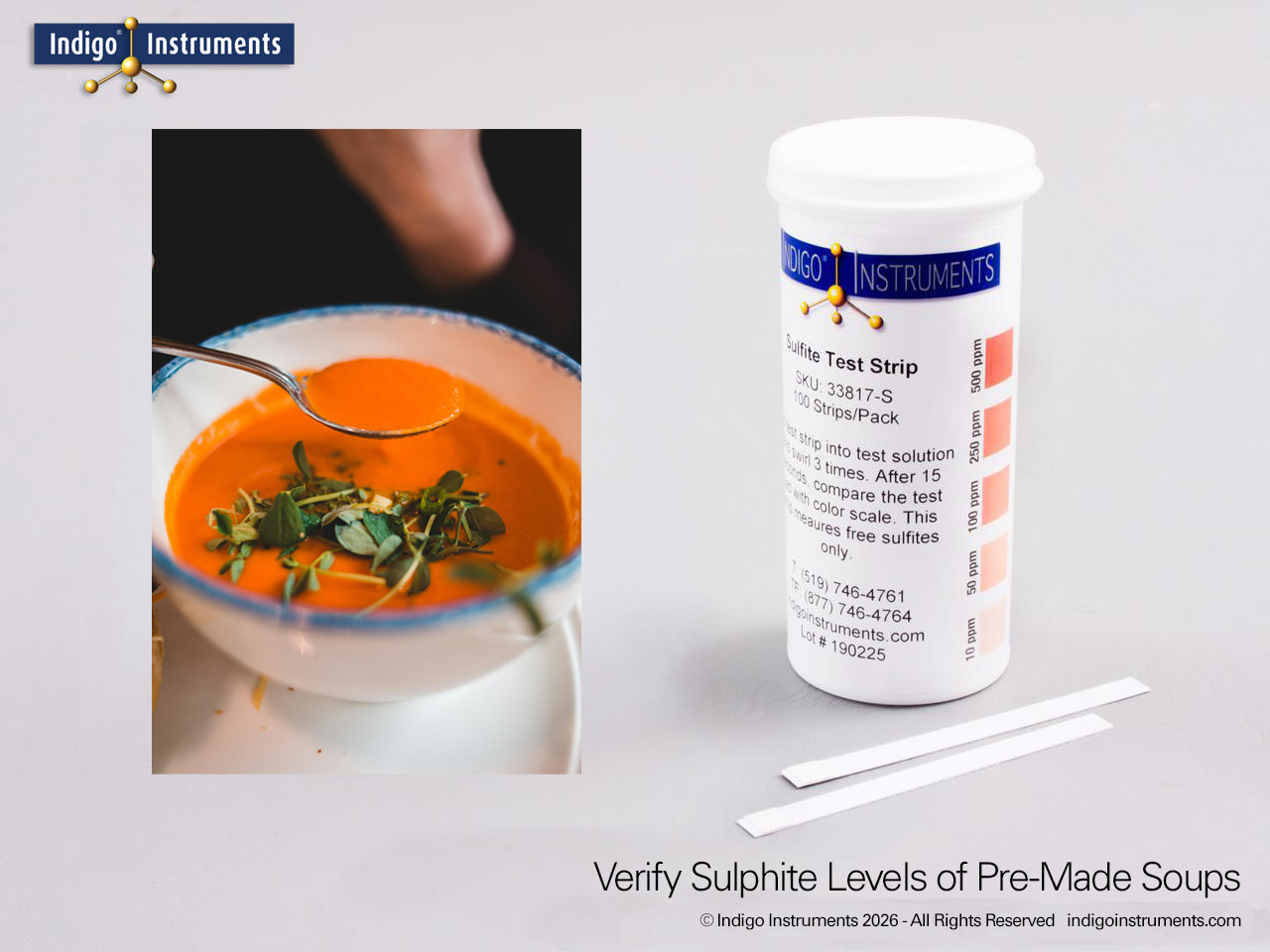 Soup & Broth Sulfite Test Strips
