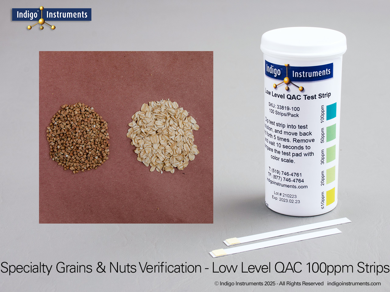 Residual Quat Testing for Nuts & Grains