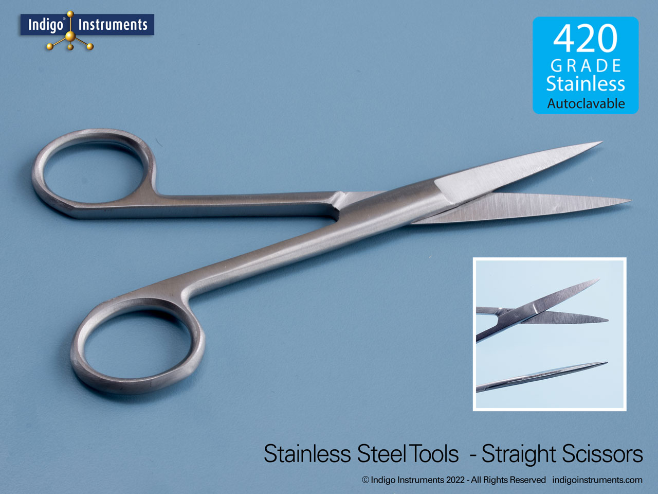 Sharp-Point Surgical Scissors